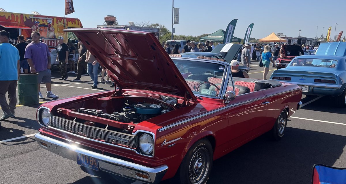 1966 AMC Rambler American Red Convertible - Cloud 9 Production Services