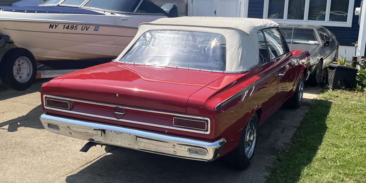 1966 AMC Rambler American Red Convertible - Cloud 9 Production Services